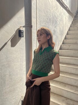 早久都加紗さん（レディース・158cm）の夏コーディネート