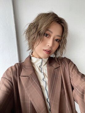 「MURUA（ムルーア）のアイテム（テーラードジャケット）」を使った、早久都加紗さん（レディース・158cm）の夏コーディネート