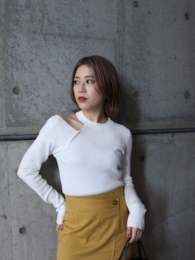 早久都加紗さん（レディース・158cm）の春コーディネート