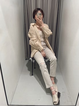 早久都加紗さん（レディース・158cm）の春コーディネート