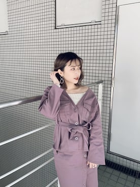「#ジャケット」｜早久都加紗さん（レディース・158cm）の春コーディネート