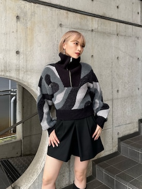 早久都加紗さん（レディース・158cm）の秋コーディネート