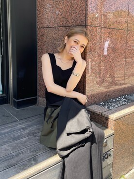 早久都加紗さん(レディース・158cm)の春コーディネート