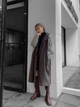 早久都加紗さん（レディース・158cm）の秋コーディネート