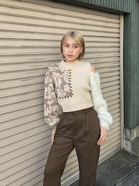 早久都加紗さん(レディース・158cm)の秋コーディネート