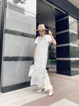 「#春服」｜早久都加紗さん（レディース・158cm）の夏コーディネート