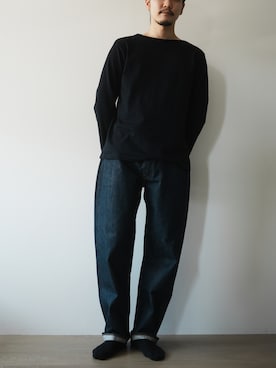 「LOOPWHEELER（ループウィラー）のアイテム」を使った、shunsuke.a.8.oさん（メンズ・173cm）の春コーディネート