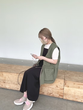 「ベストコーデ」｜「アイテム（レッグウェア）」を使った、anさん（レディース・156cm）の夏コーディネート