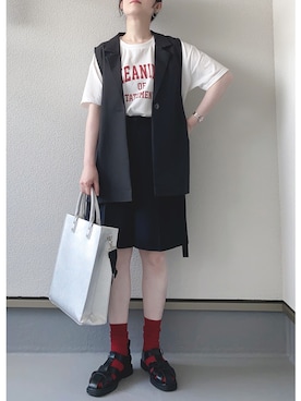 「ハニーズコーデ」｜haruさん（レディース・162cm）の春コーディネート