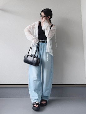 「アイテム（その他）」を使った、haruさん（レディース・162cm）の夏コーディネート