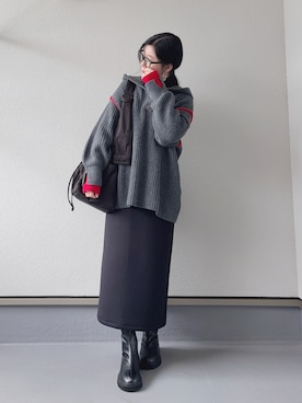 haruさん（レディース・162cm）の冬コーディネート