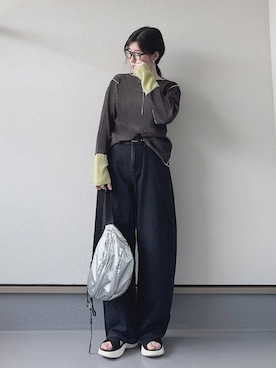 「アイテム（ボディバッグ/ウエストポーチ）」を使った、haruさん（レディース・162cm）の夏コーディネート