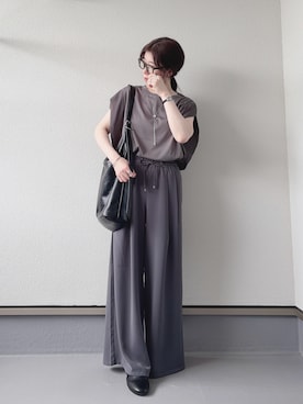 「ikka（イッカ）のアイテム」を使った、haruさん（レディース・162cm）の夏コーディネート