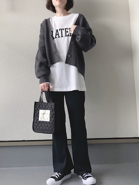 「上下GU」｜haruさん（レディース・162cm）の秋コーディネート