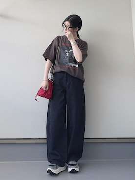 「アイテム（ハンドバッグ）」を使った、haruさん（レディース・162cm）の秋コーディネート