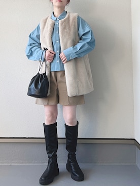 haruさん（レディース・162cm）の冬コーディネート