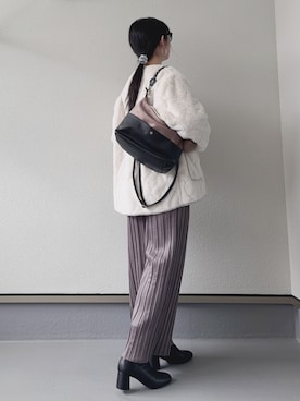 「GU（ジーユー）のアイテム」を使った、haruさん（骨格ウェーブ・レディース・162cm）の秋コーディネート