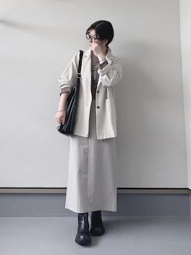 「アイテム（その他）」を使った、haruさん（レディース・162cm）の秋コーディネート