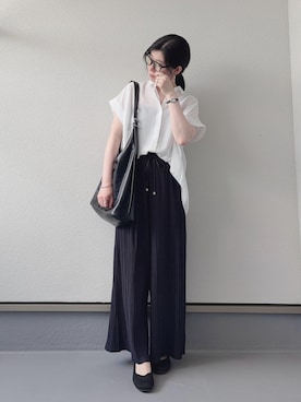「ikka（イッカ）のアイテム」を使った、haruさん（レディース・162cm）の夏コーディネート