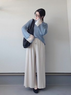 「ikka（イッカ）のアイテム」を使った、haruさん（レディース・162cm）の春コーディネート