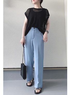 「上下GU」｜haruさん（レディース・162cm）の夏コーディネート