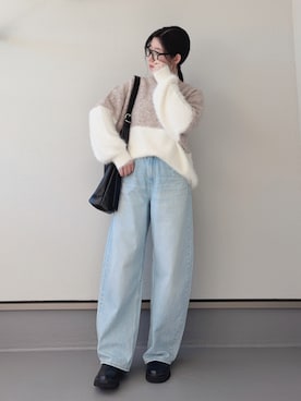 「アイテム（その他）」を使った、haruさん（レディース・162cm）の冬コーディネート