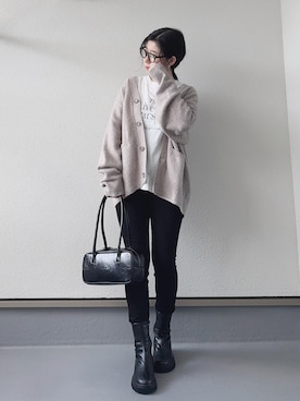 「アイテム（その他）」を使った、haruさん（レディース・162cm）の秋コーディネート