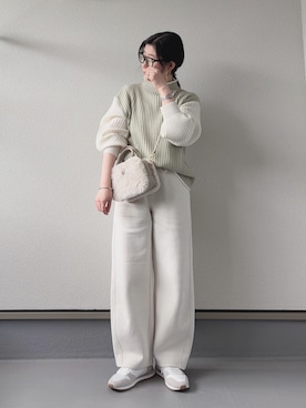 「ikka（イッカ）のアイテム」を使った、haruさん（レディース・162cm）の冬コーディネート