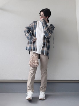 「アイテム（その他）」を使った、haruさん（レディース・162cm）の秋コーディネート
