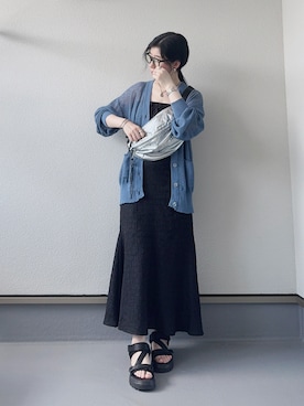 「アイテム（ワンピース/ドレス）」を使った、haruさん（レディース・162cm）の夏コーディネート