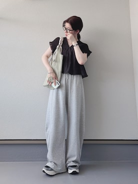 「tiptop（ティップトップ）のアイテム」を使った、haruさん（レディース・162cm）の夏コーディネート
