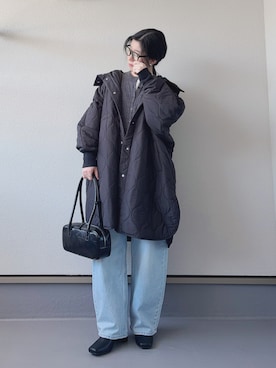 「アイテム（ダウンジャケット/コート）」を使った、haruさん（レディース・162cm）の秋コーディネート