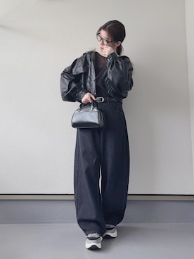 「アイテム（ブルゾン）」を使った、haruさん（レディース・162cm）の秋コーディネート