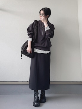 「アイテム（ブーツ）」を使った、haruさん（レディース・162cm）の秋コーディネート