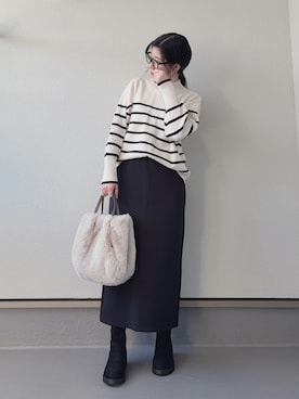 haruさん（骨格ウェーブ・レディース・162cm）の秋コーディネート