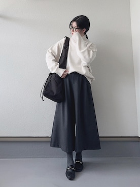 「アイテム（レッグウェア）」を使った、haruさん（レディース・162cm）の秋コーディネート