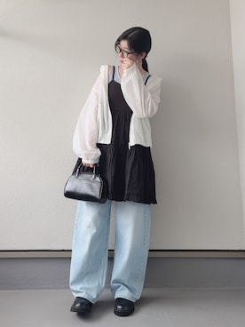 「アイテム（ブルゾン）」を使った、haruさん（レディース・162cm）の春コーディネート