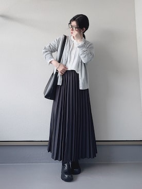 「アイテム（カーディガン/ボレロ）」を使った、haruさん（レディース・162cm）の秋コーディネート