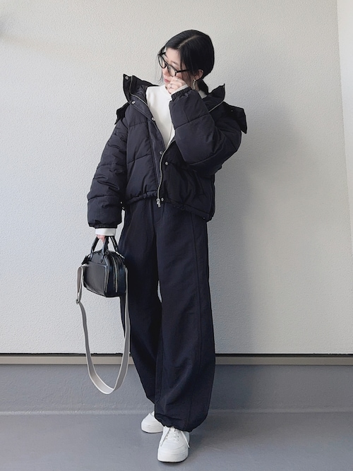 セール】【選べる2タイプ】ファイバーダウンフードコート【web限定L