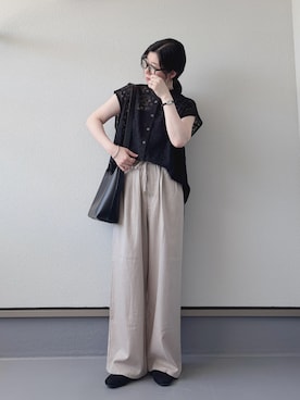 「ikka（イッカ）のアイテム」を使った、haruさん（レディース・162cm）の夏コーディネート