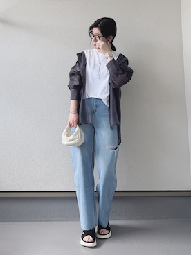 「アイテム（その他）」を使った、haruさん（レディース・162cm）の夏コーディネート