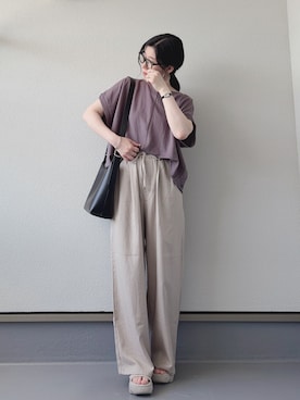 「アイテム（その他）」を使った、haruさん（レディース・162cm）の夏コーディネート