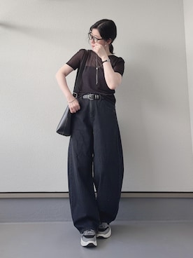 「tiptop（ティップトップ）のアイテム」を使った、haruさん（レディース・162cm）の春コーディネート