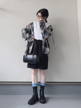 「アイテム（ブーツ）」を使った、haruさん（レディース・162cm）の夏コーディネート