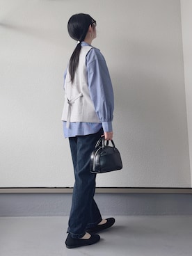 「niko and...（ニコアンド）のアイテム」を使った、haruさん（レディース・162cm）の春コーディネート