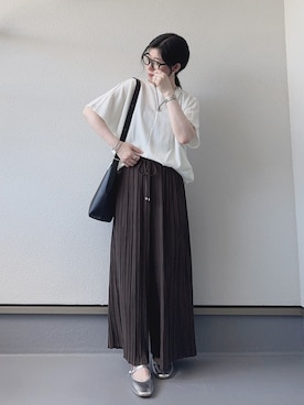 「アイテム（ネックレス）」を使った、haruさん（レディース・162cm）の夏コーディネート