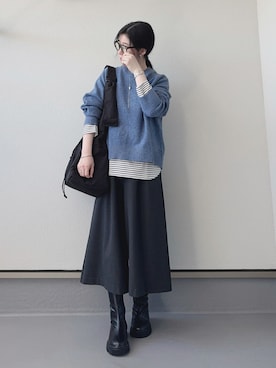 「アイテム（その他）」を使った、haruさん（レディース・162cm）の秋コーディネート