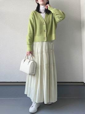 「ボストンバッグ」｜haruさん（レディース・162cm）の冬コーディネート