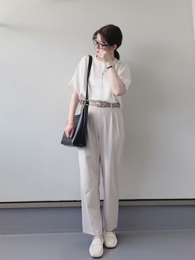 「ikka（イッカ）のアイテム」を使った、haruさん（レディース・162cm）の夏コーディネート