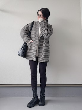 「アイテム（その他）」を使った、haruさん（レディース・162cm）の冬コーディネート